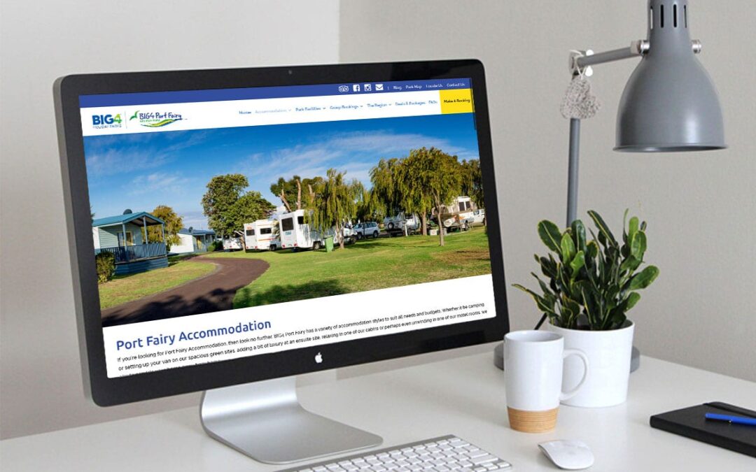 BIG4 Port Fairy – Website Design